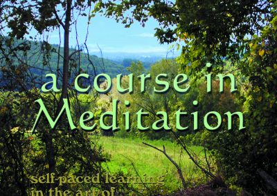 Cover of "A Course in Meditation" book
